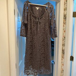 Garnet Hill Bohème Easy Lace Dress Size 12 Castlerock